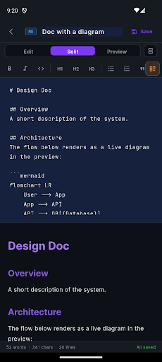 Markdown & MD: Notes, AI screenshot 4